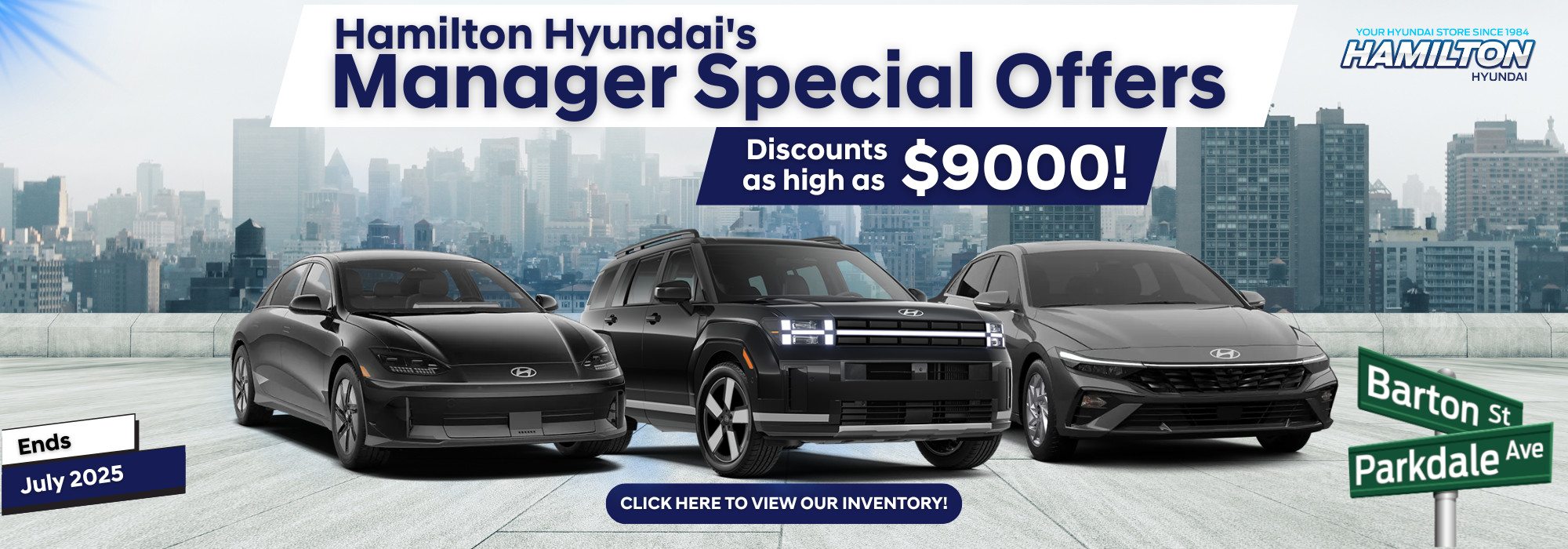 Hamilton Hyundai Manager Special Desktop